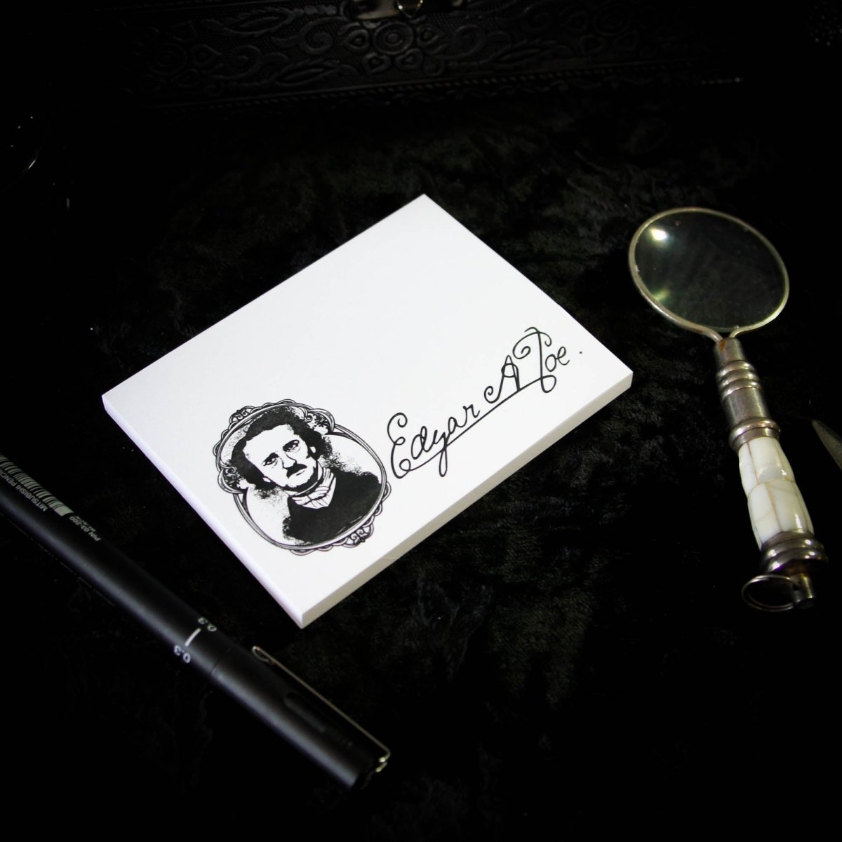 Edgar Allan Poe Sticky Notes - The Gothic Stationery Company - Notepads