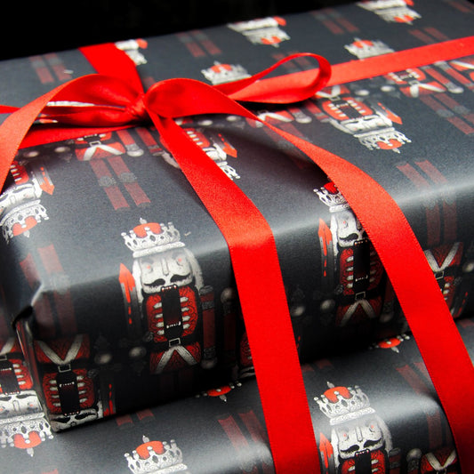 Gothic Nutcracker Gothic Christmas Gift Wrap