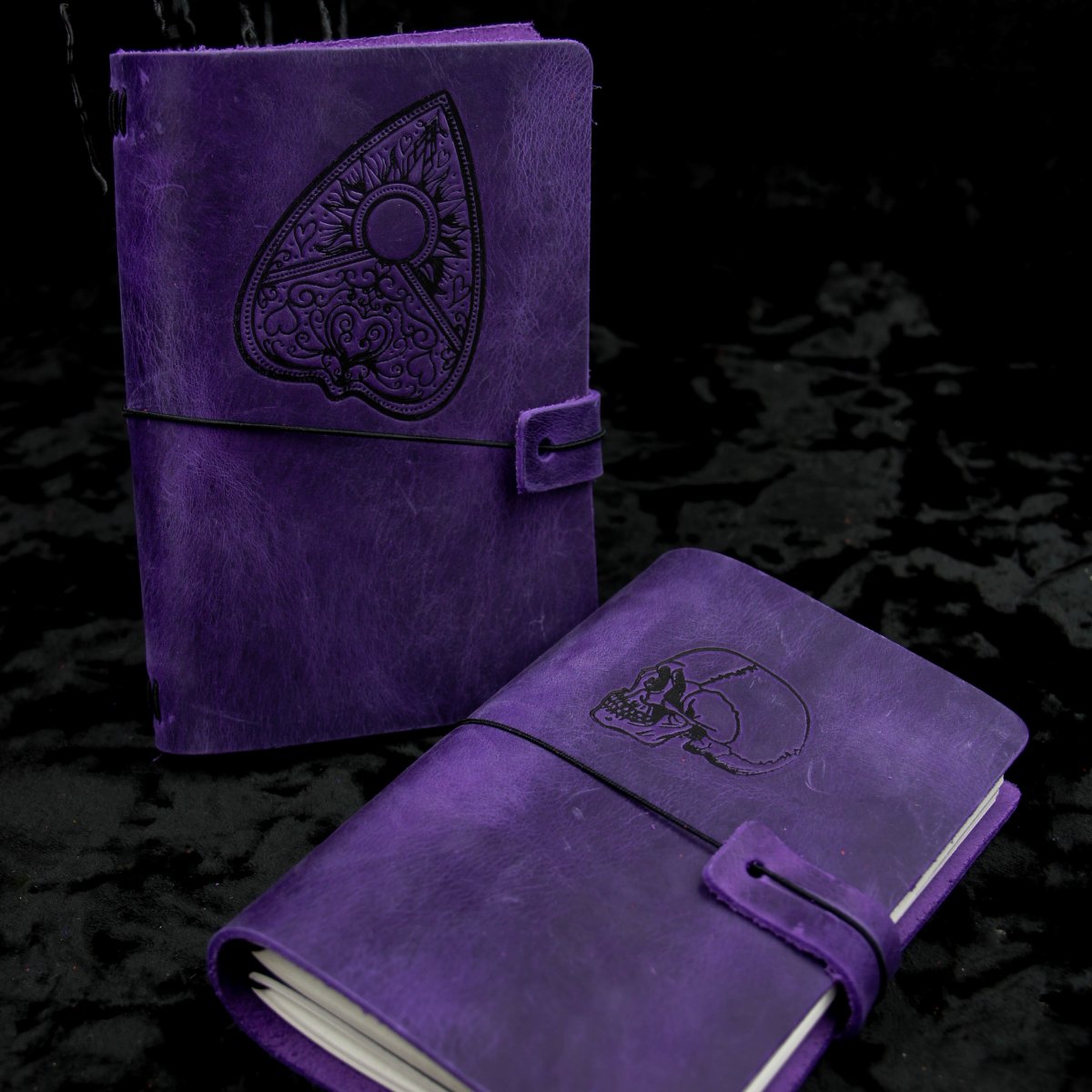 Ghost Leather Traveler's Notebook - Gothic Journal - The Gothic Stationery Company - Notebooks