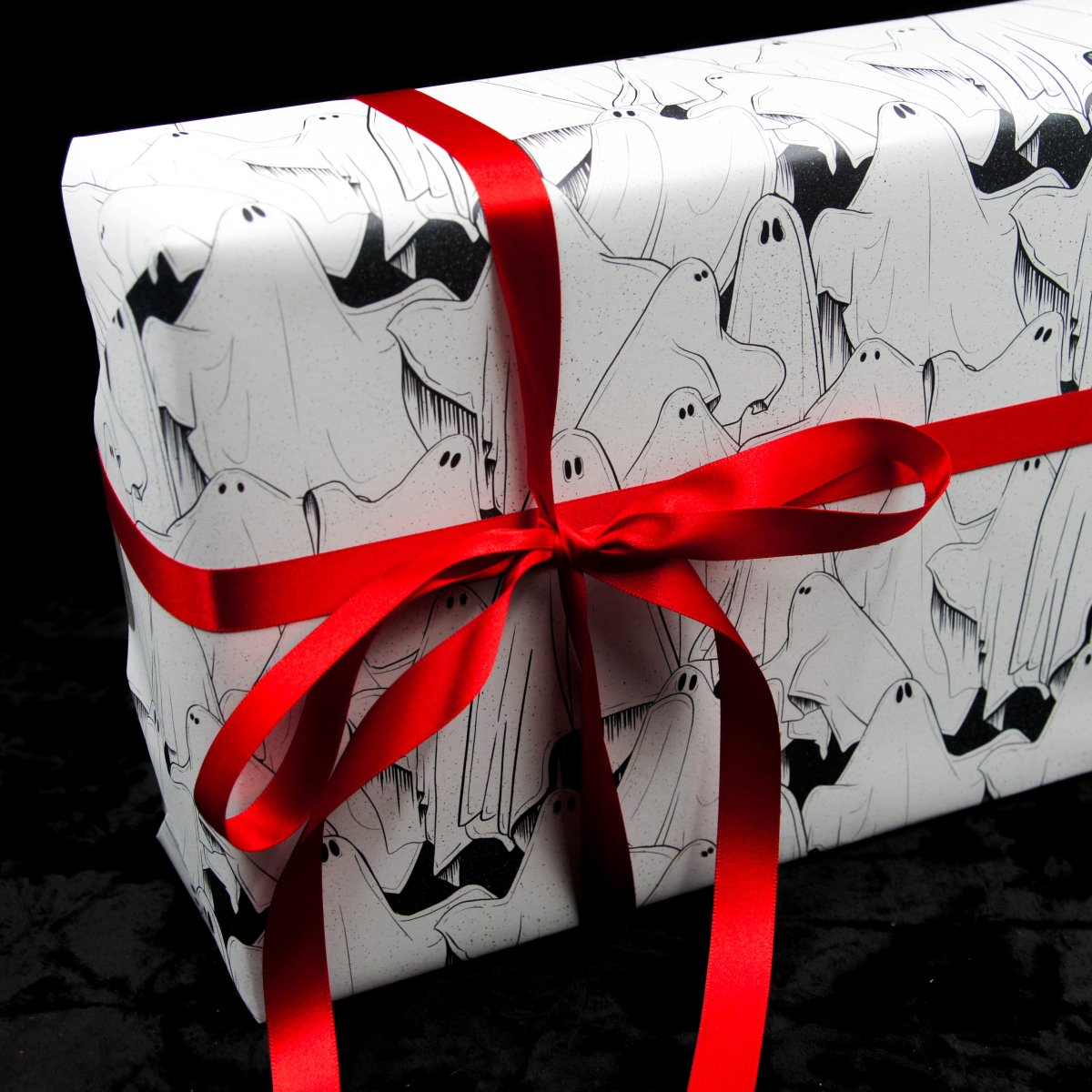 Ghost Wrapping Paper | Gothic Gift Wrap - The Gothic Stationery Company - Gift Wrap