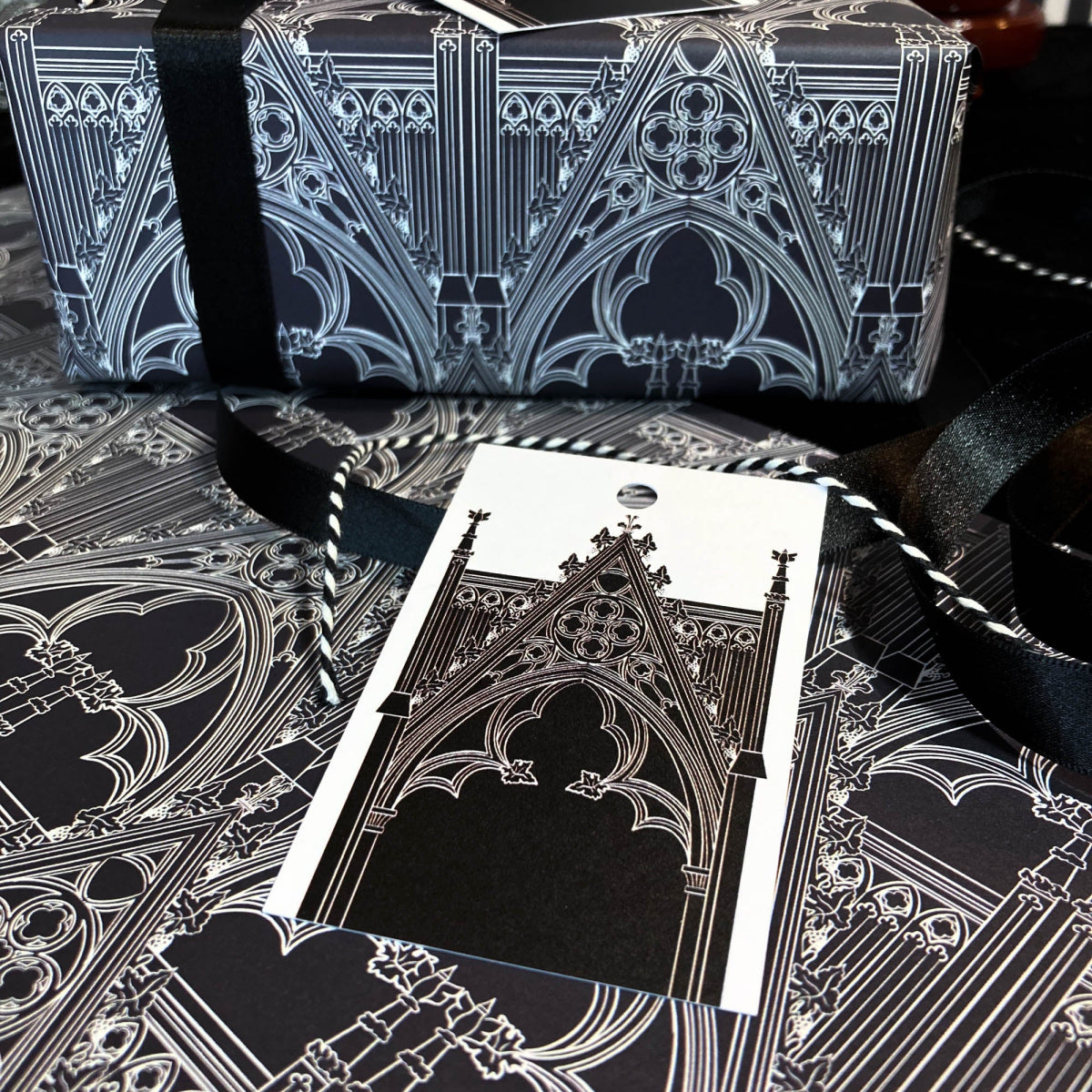 Gothic Arch Wrapping Paper - The Gothic Stationery Company - Gift Wrap