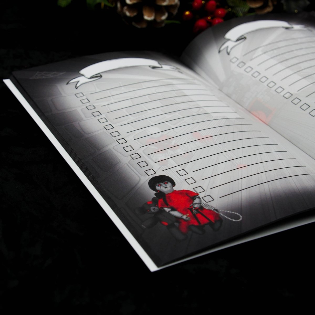 Gothic Christmas Planner - Satan's Workshop - The Gothic Stationery Company - Notebooks