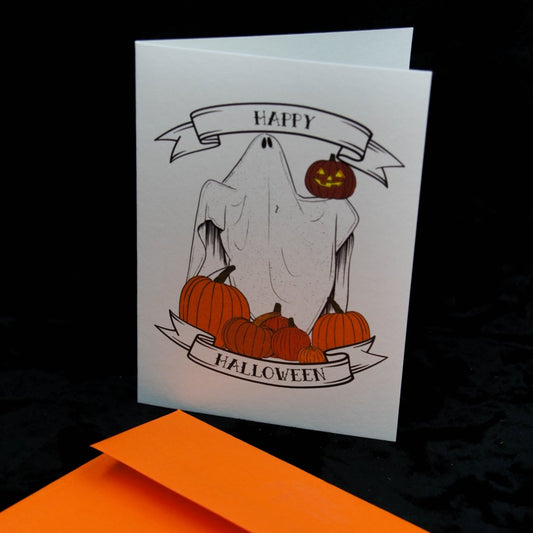 Carte de voeux joyeux Halloween