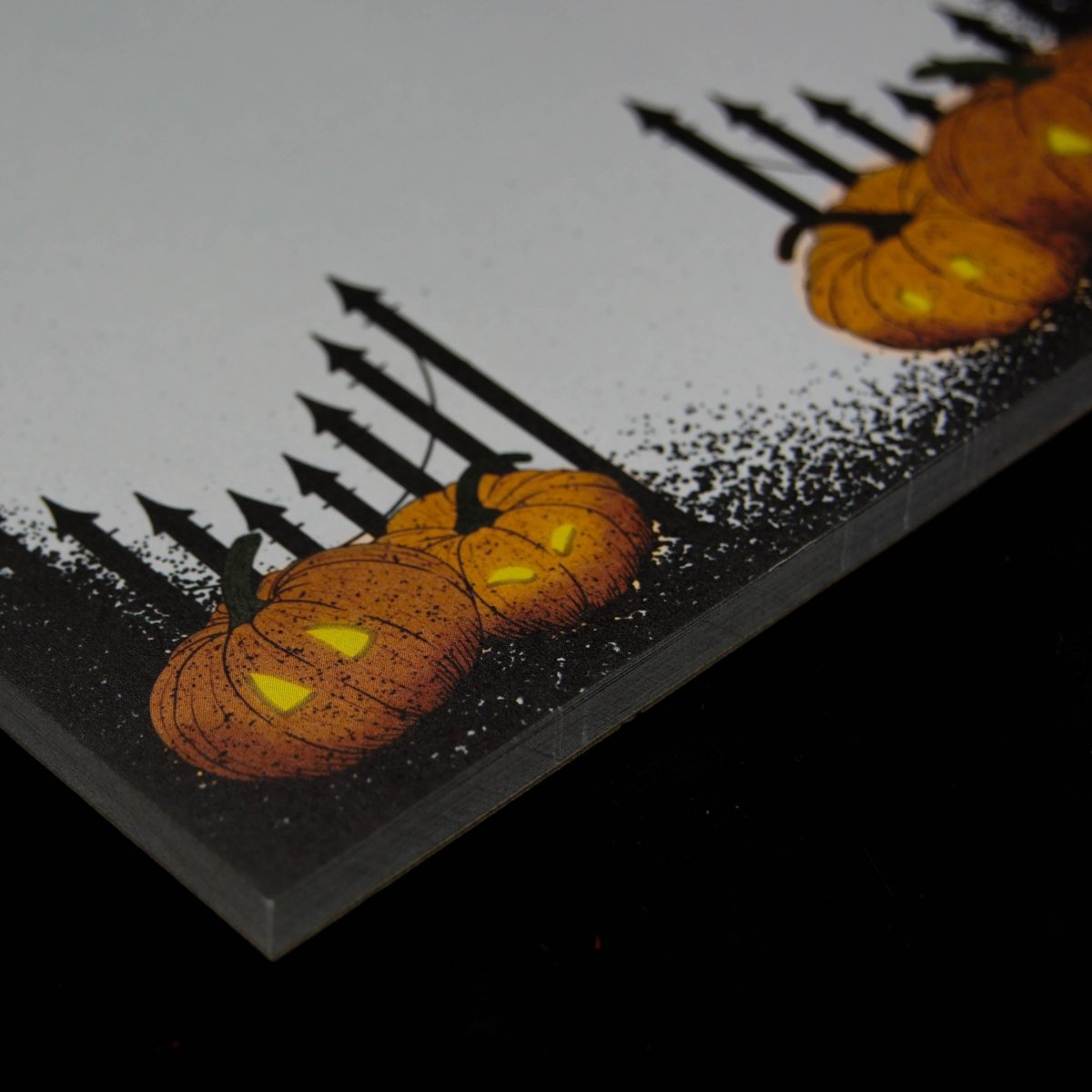 Haunted House Pumpkin Notepad | Halloween Stationery - The Gothic Stationery Company - Notepads
