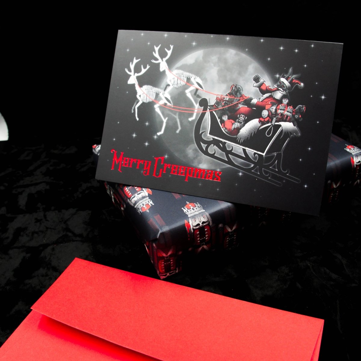 Krampus Christmas Greetings Card | Merry Creepmas