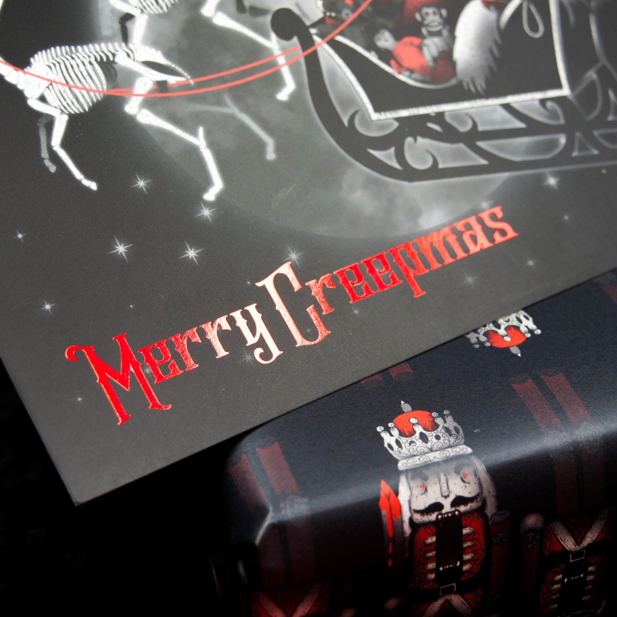 Carte de vœux de Noël Krampus | Joyeux Creepmas