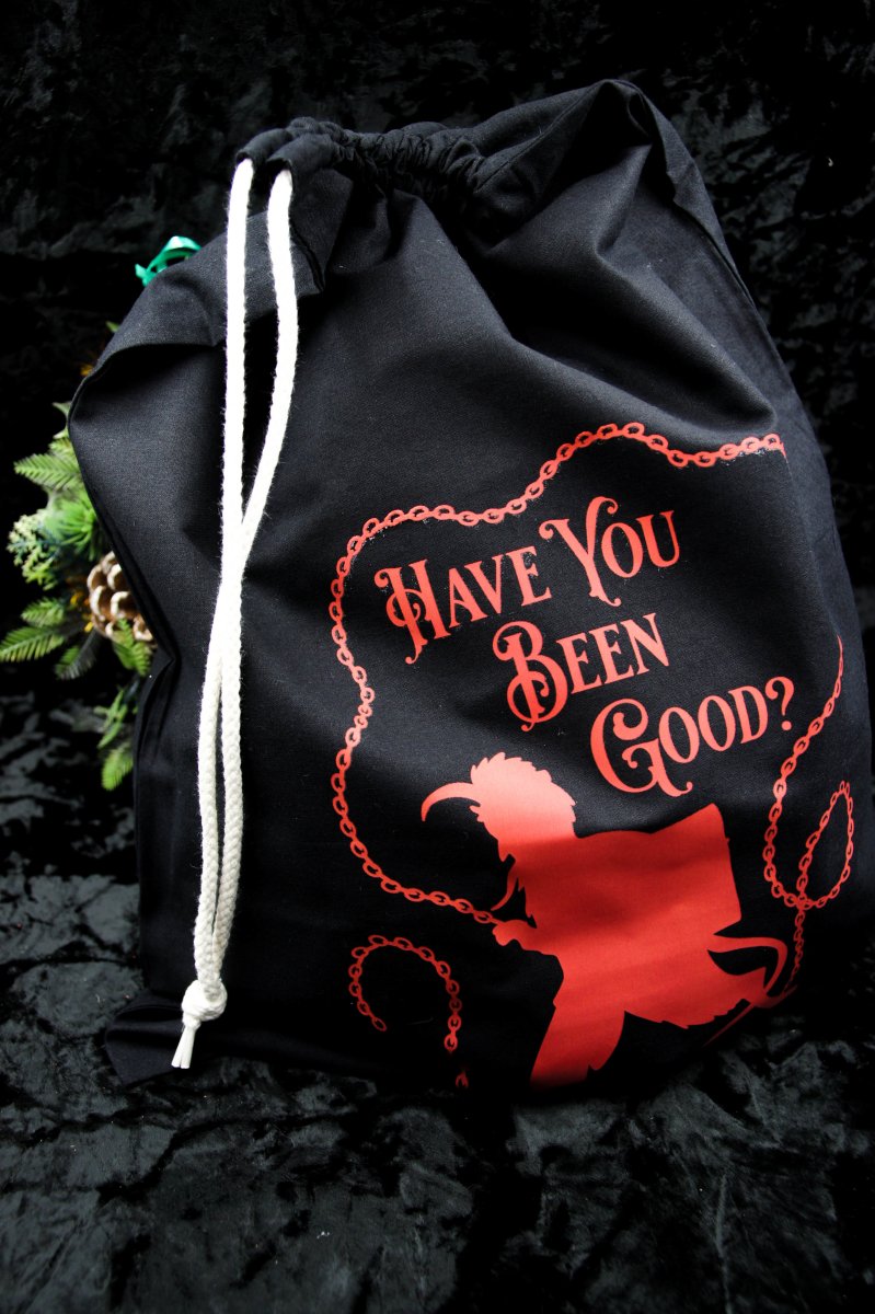 Krampus Reusable Gift Bag - The Gothic Stationery Company - Bags