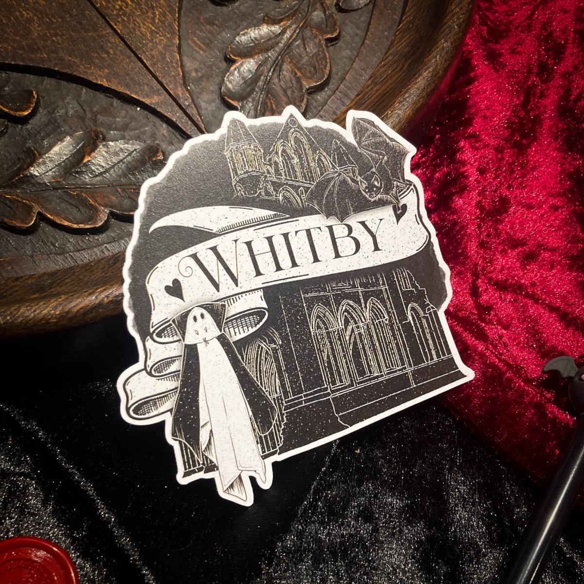 Love Whitby Sticker - The Gothic Stationery Company - Sticker