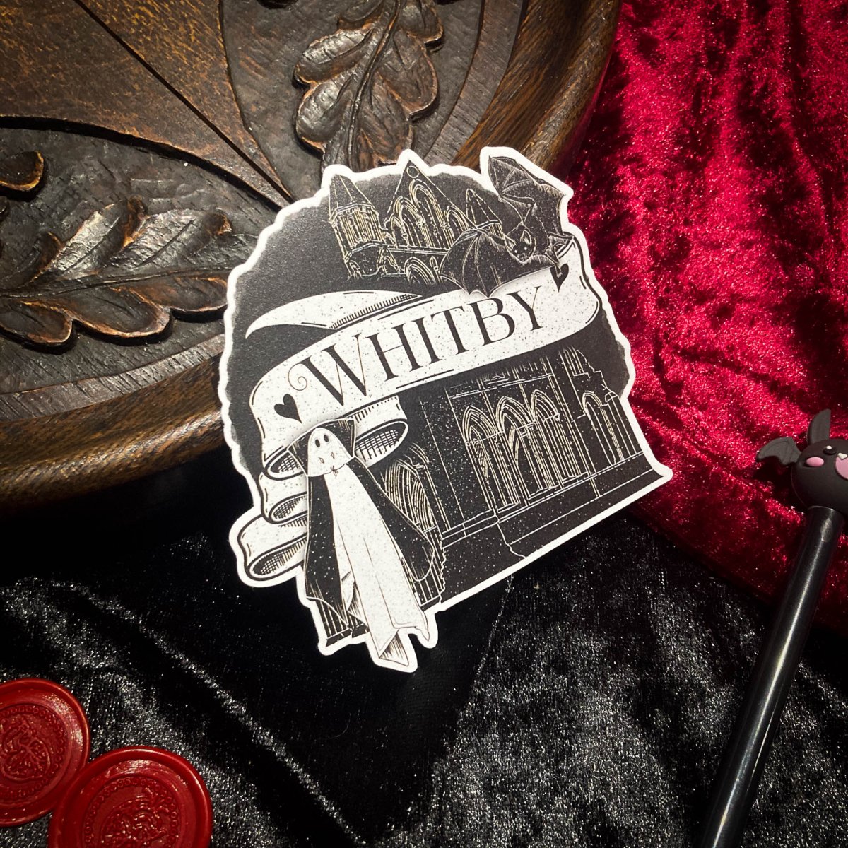 Love Whitby Sticker - The Gothic Stationery Company - Sticker