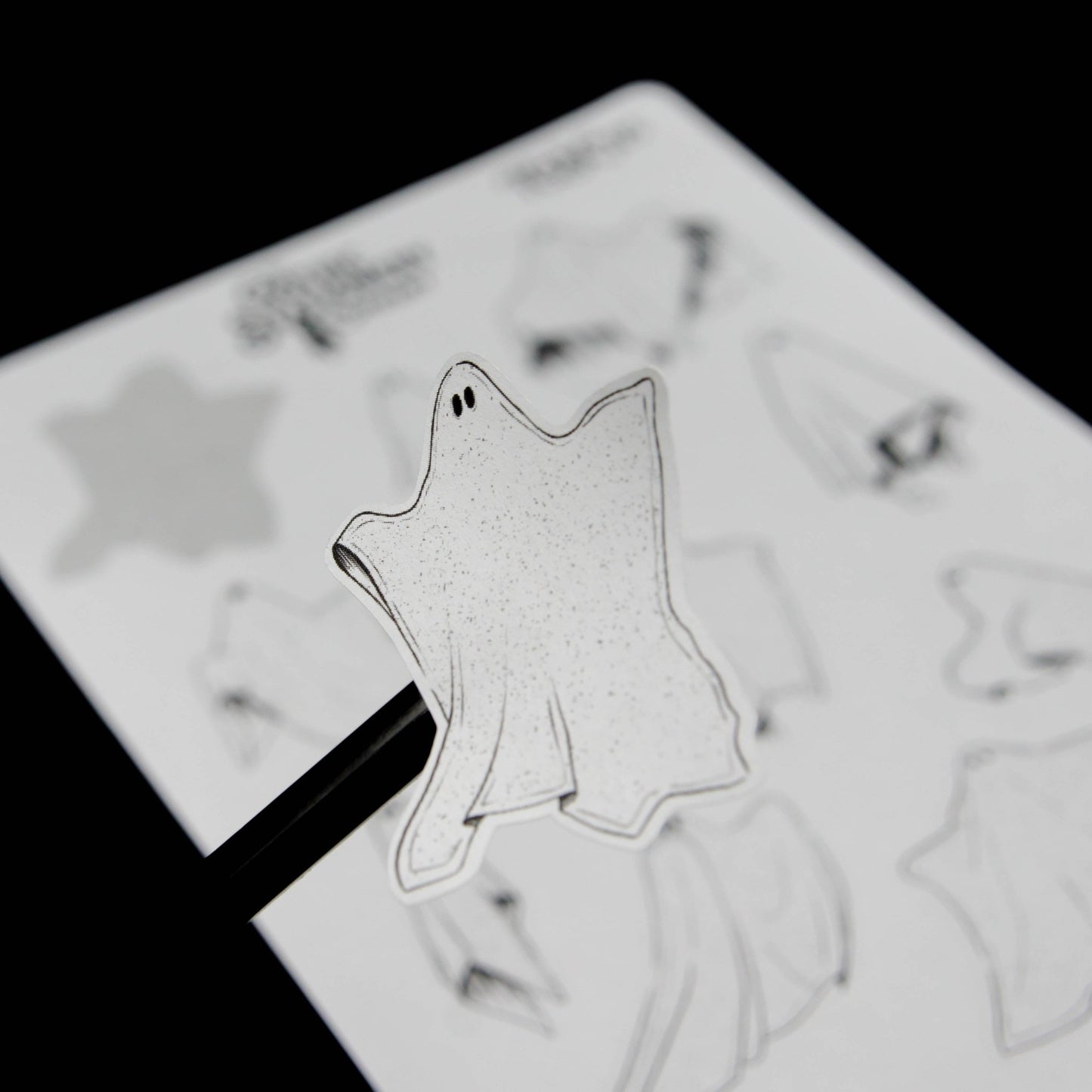 Mixed large Ghost Decorative Planner Sticker Sheet
