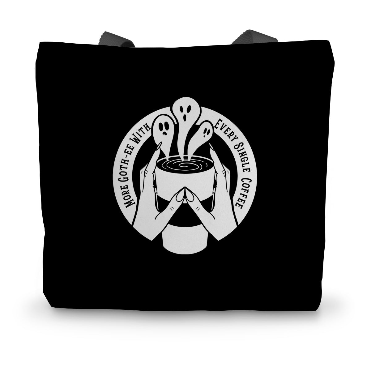 More Gothee With Coffee Canvas Tote Bag - The Gothic Stationery Company - Homeware