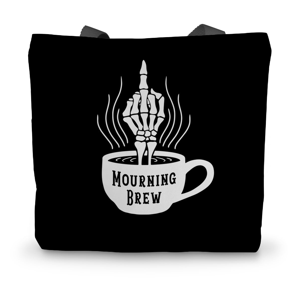 Mourning Brew Canvas Tote Bag - The Gothic Stationery Company - Homeware