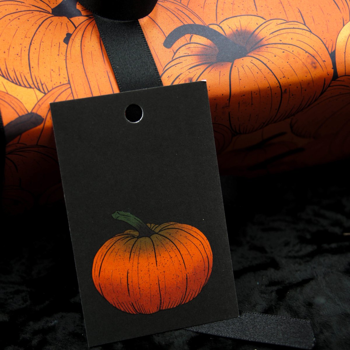 Pumpkin Wrapping Paper | Gothic Gift Wrap - The Gothic Stationery Company - Gift Wrap