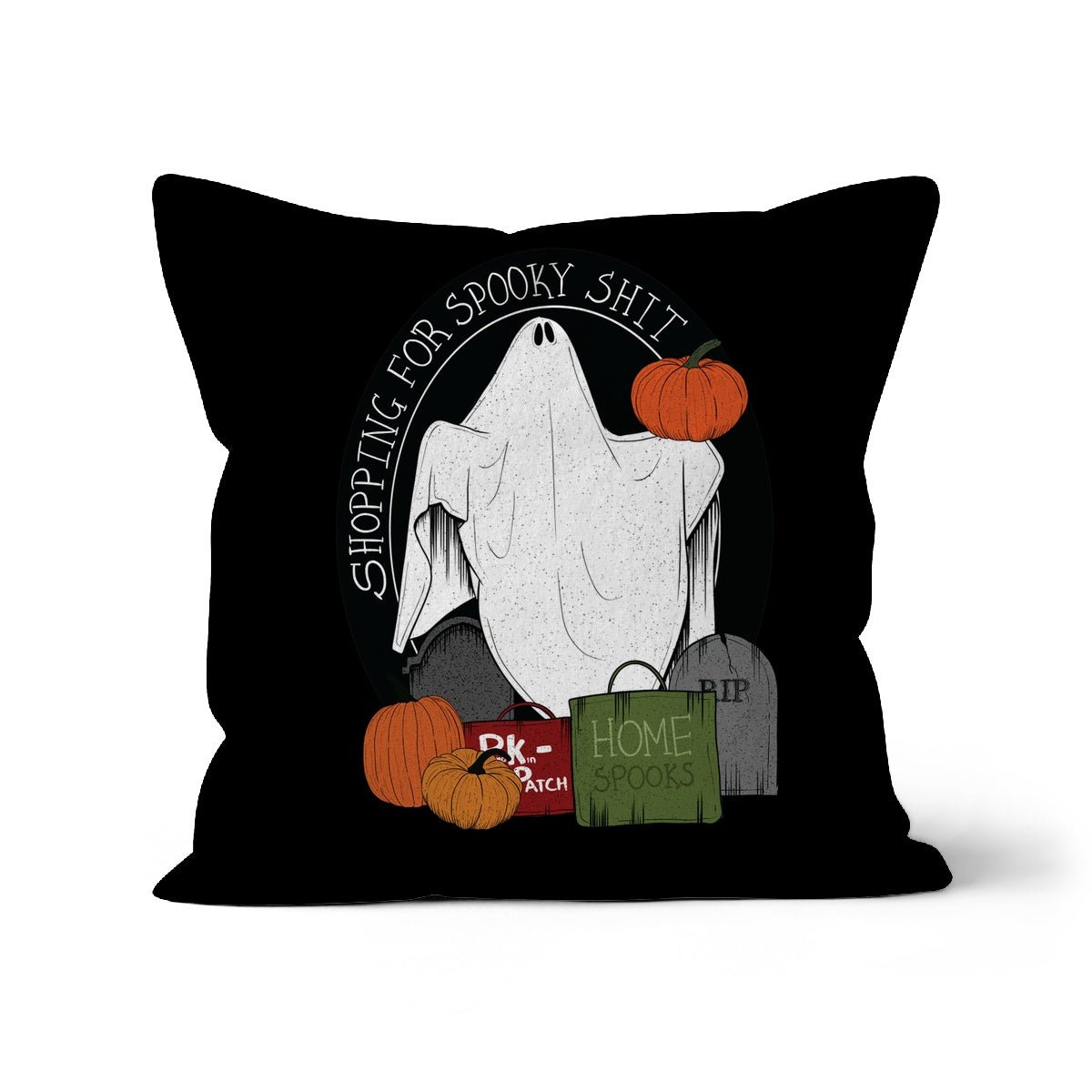 Shopping For Spooky Sh*t Cushion - The Gothic Stationery Company - Homeware