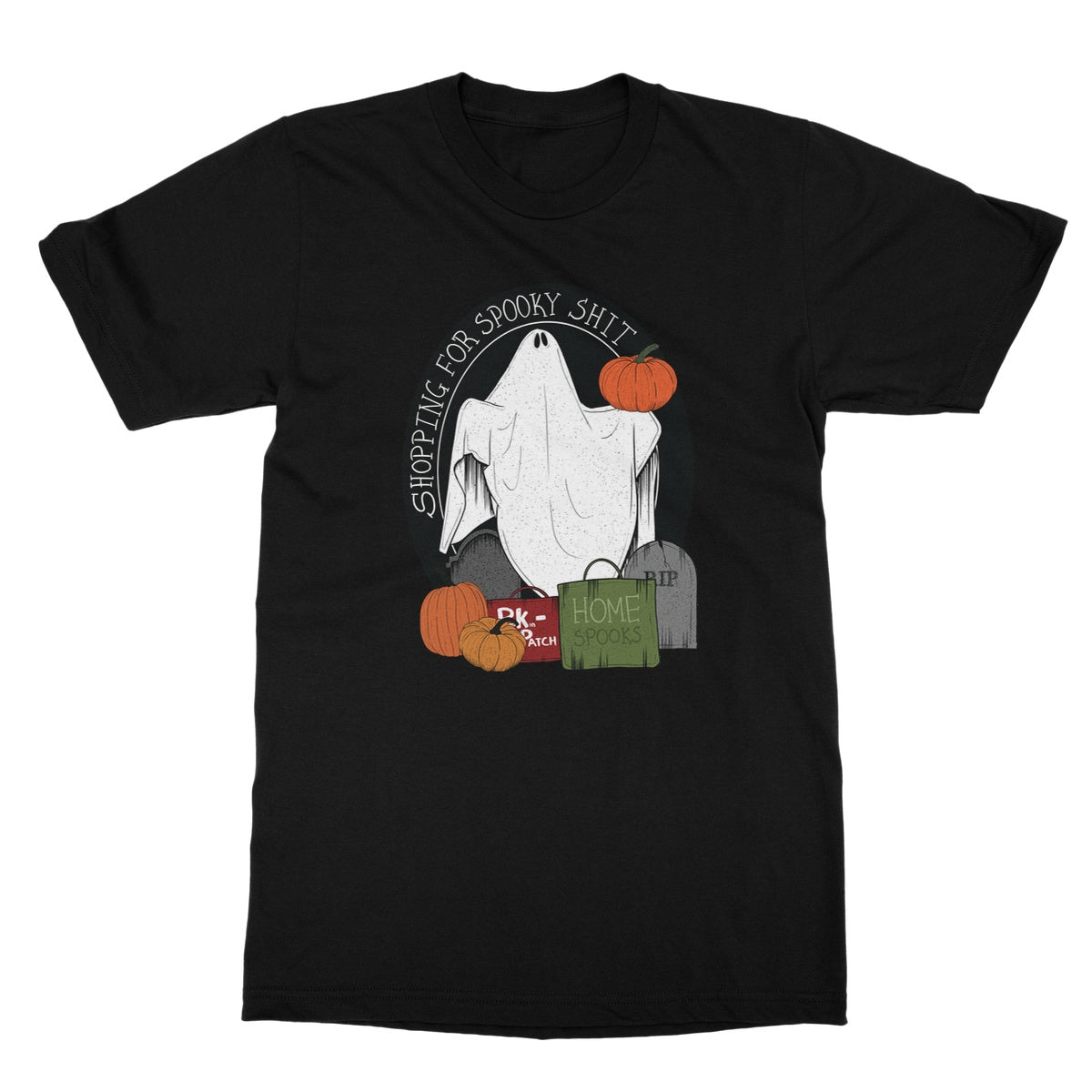 Shopping For Spooky Sh*t Softstyle T-Shirt - The Gothic Stationery Company - Apparel