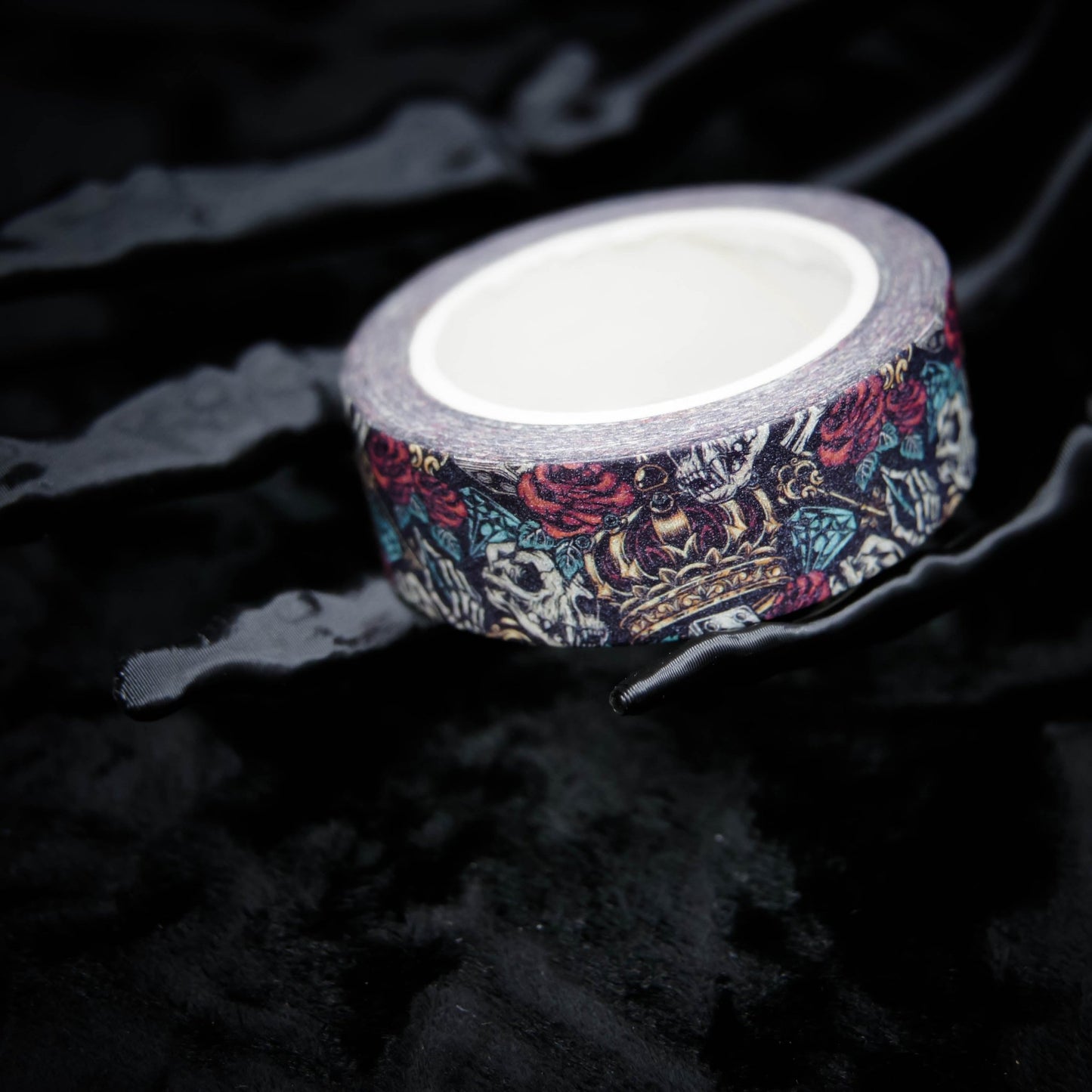 Vintage Skull & Crown Washi Tape